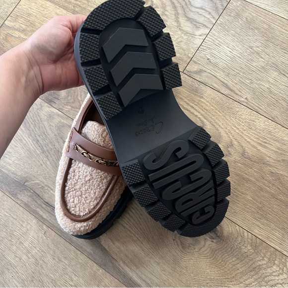 Women's Tan and Brown Loafers - Picture 5 of 10